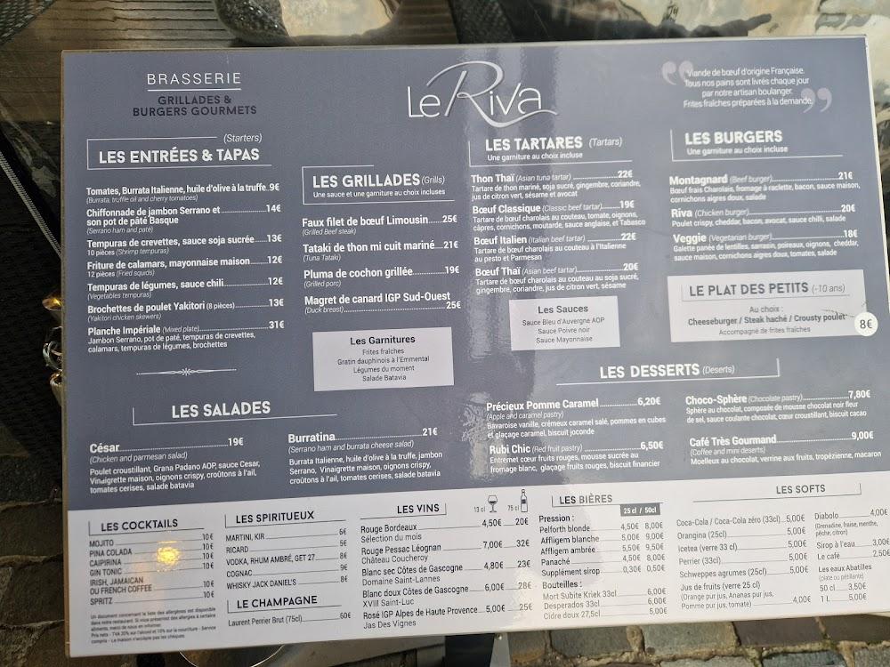 Le Riva - Menu Image 1